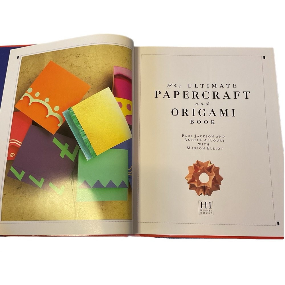 The Ultimate Papercraft and Origami Book by Paul Jackson Hardcover Coffee Table - Picture 8 of 15